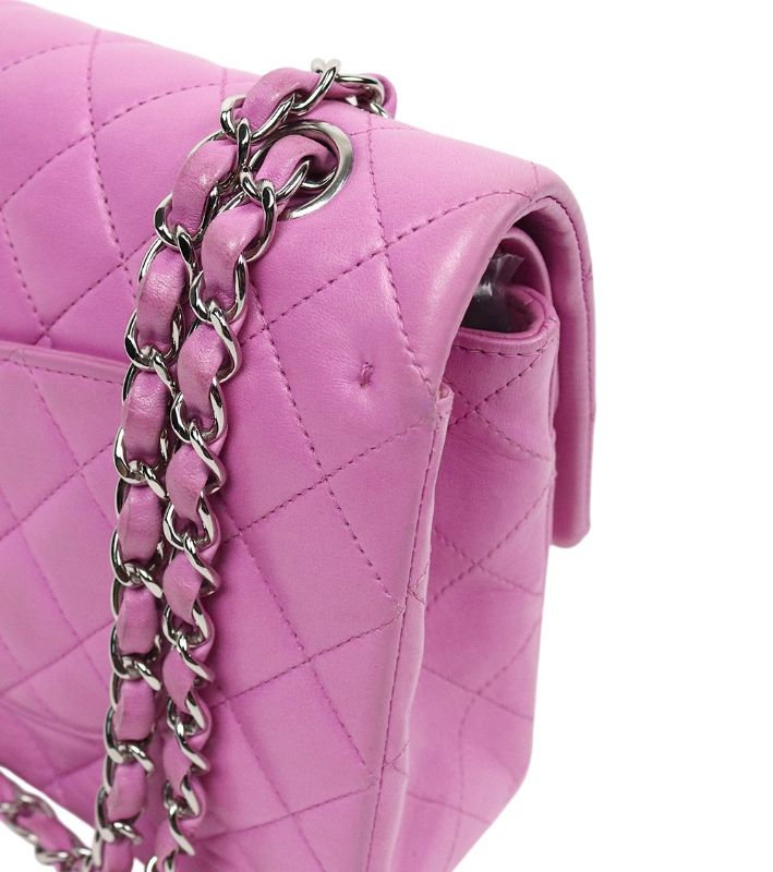 Chanel Purple Medium Lambskin Classic Double-Flap Bag