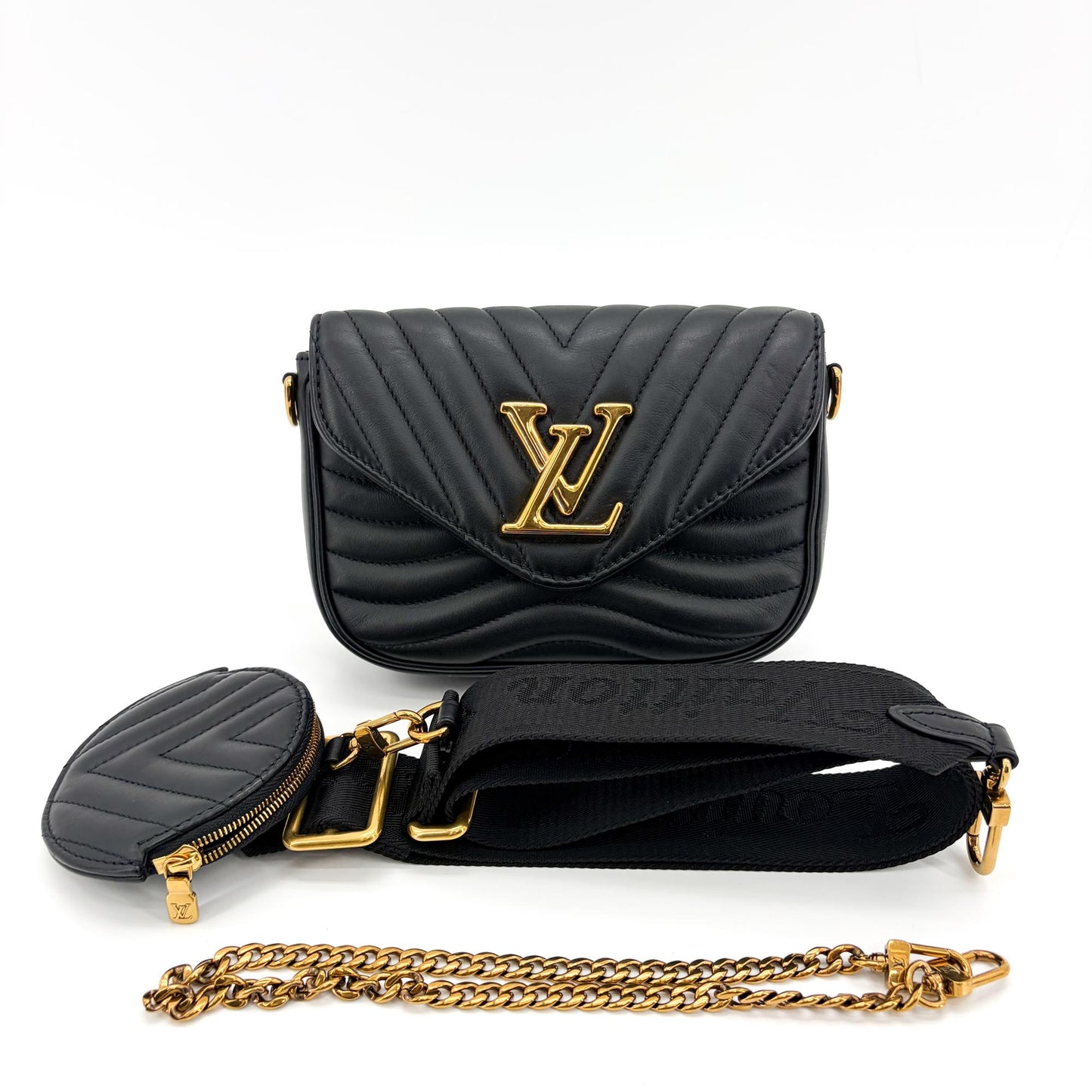 Louis Vuitton New Wave Multi Pochette Black