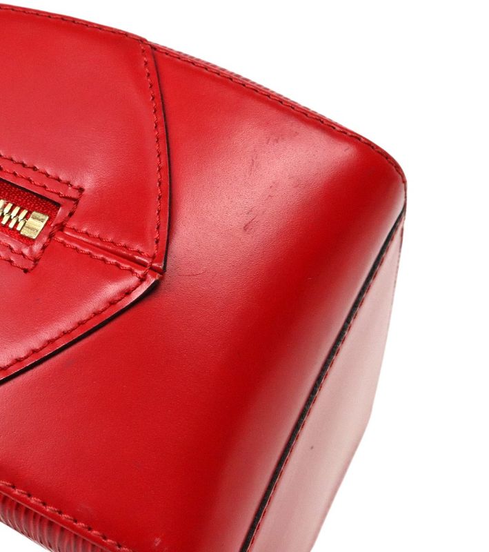 Louis Vuitton Red Epi Chablon Tote Bag