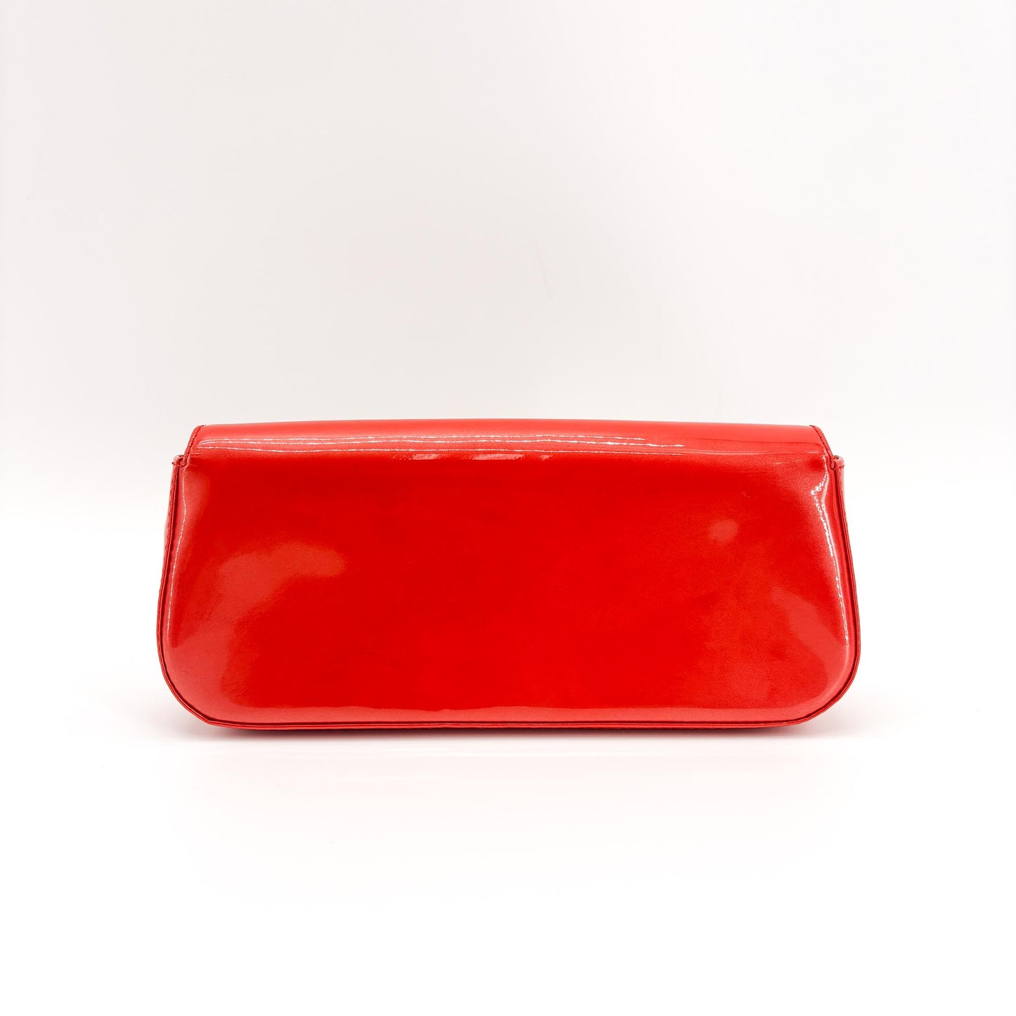 Louis Vuitton Vernis Sauvet Clutch Red