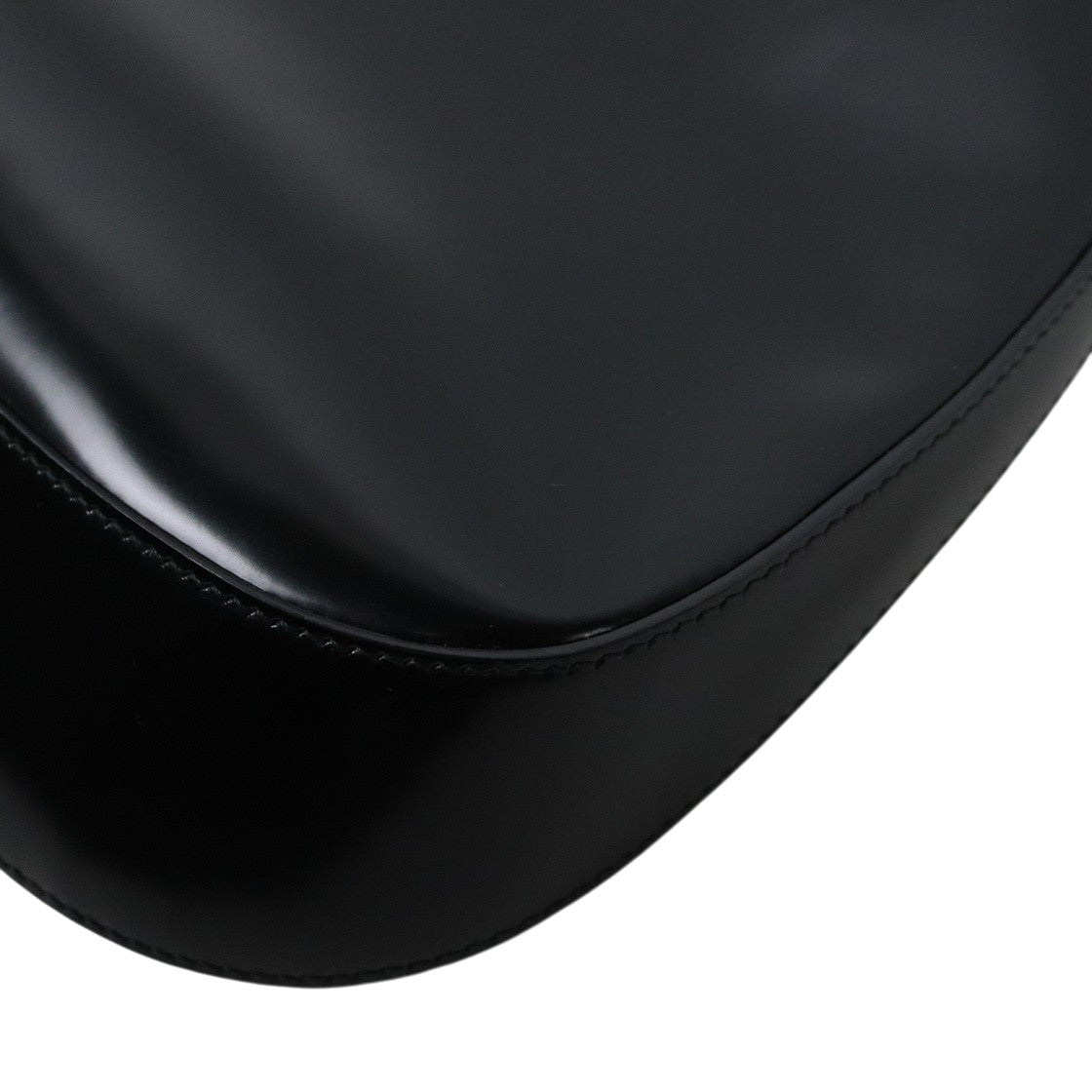 Prada Black Cleo Brushed Shoulder Bag
