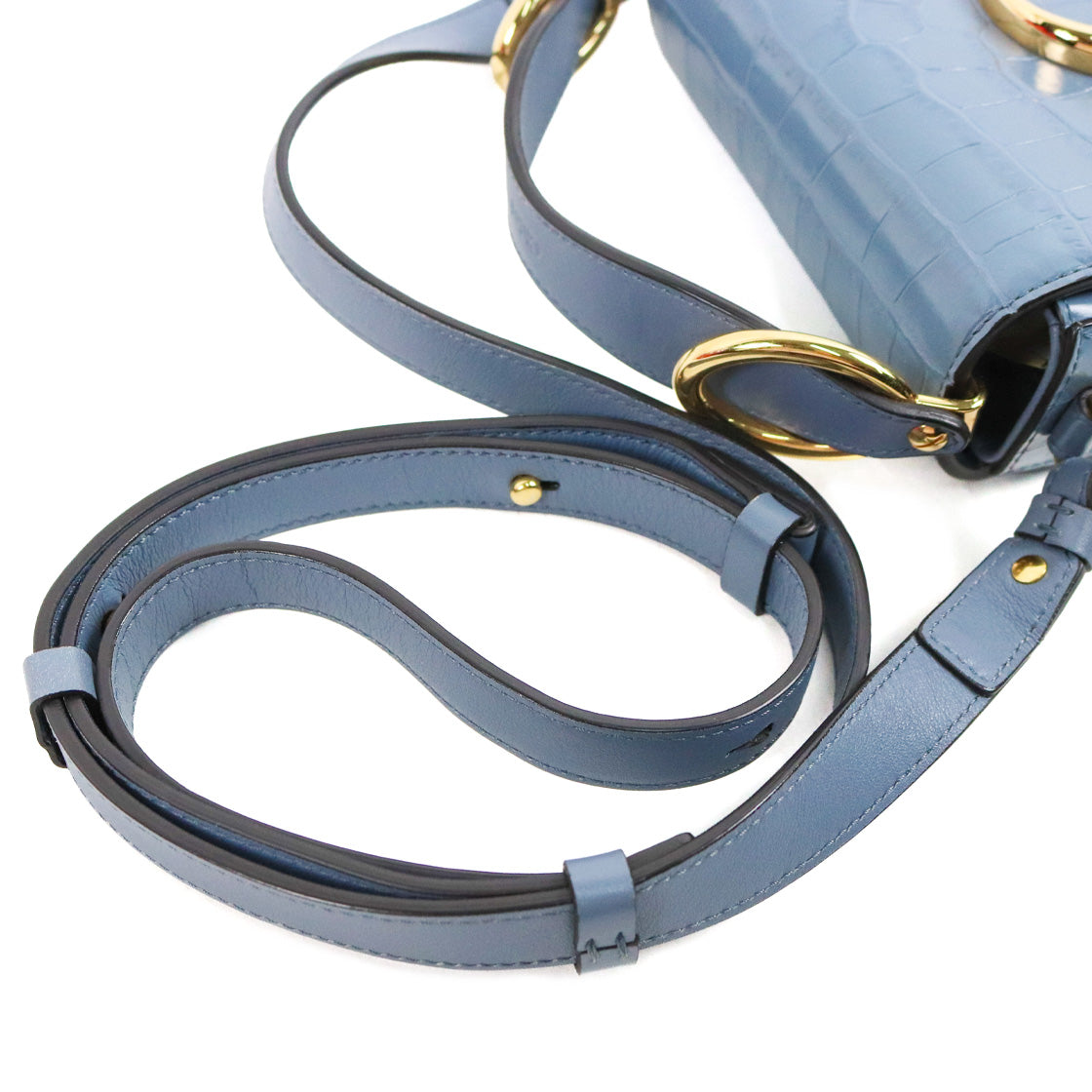 Chloé Blue Crocodile C Bag