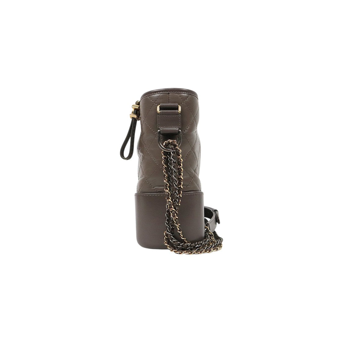 Chanel Brown-Gray Gabrielle Hobo Shoulder Bag