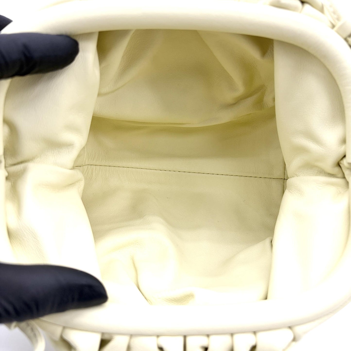 Bottega Veneta Mini Pouch Cream