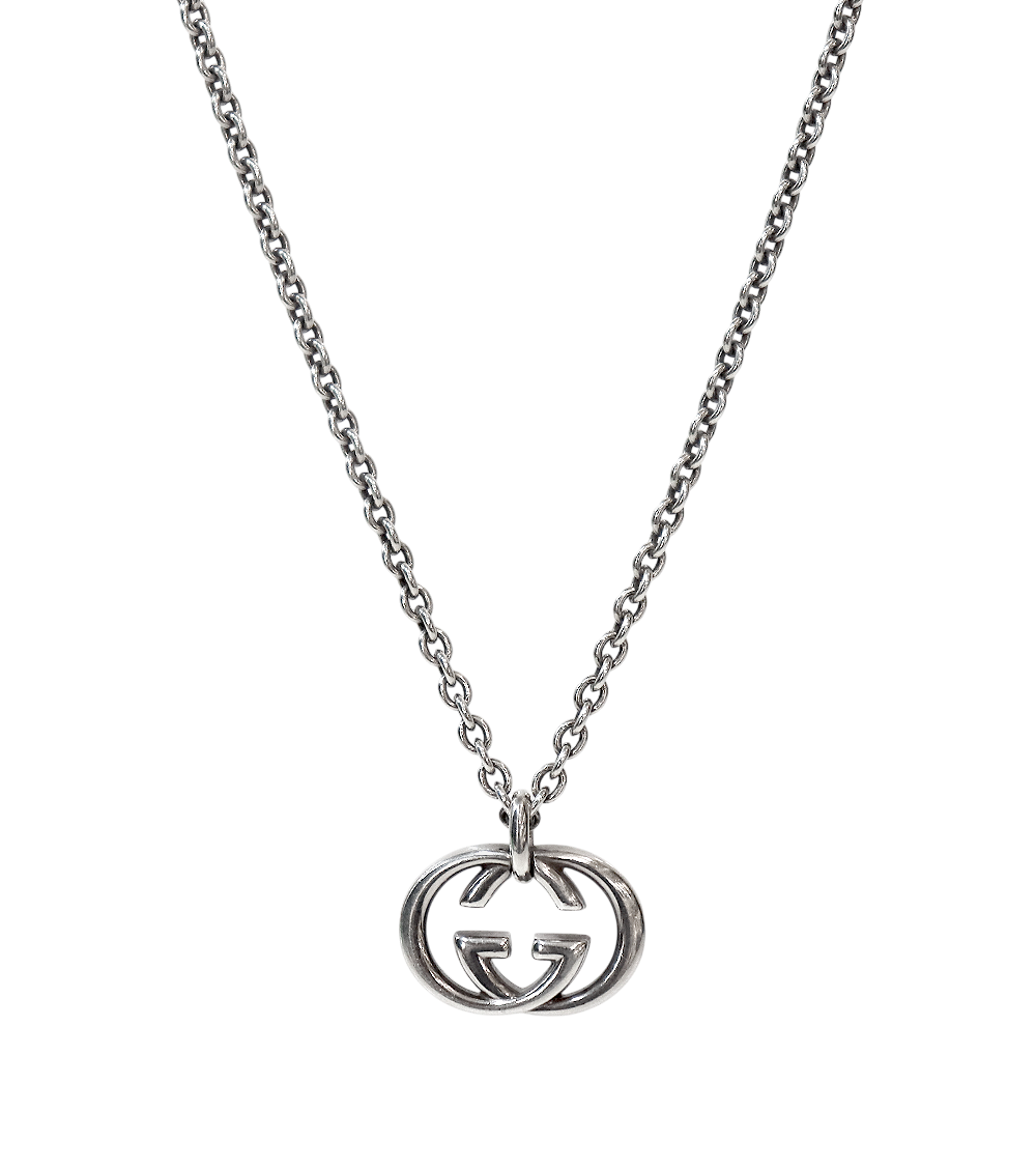 Gucci Interlocking G Silver Necklace