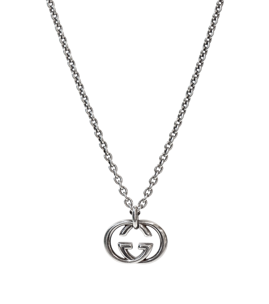 Gucci Interlocking G Silver Necklace
