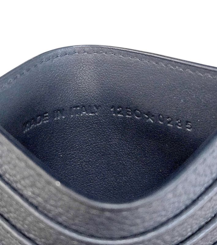 Dior Navy Gravity Card Holder Wallet