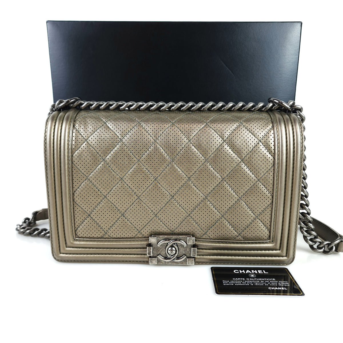 New Medium Boy Season Flap Shoulder Bag Crossbody Bag A92193