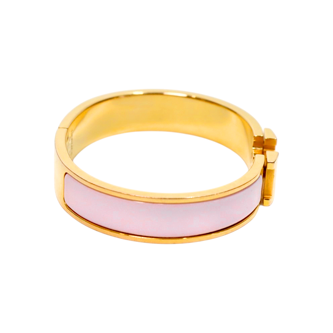 Hermès Pink Clic-a-Chou Bracelet