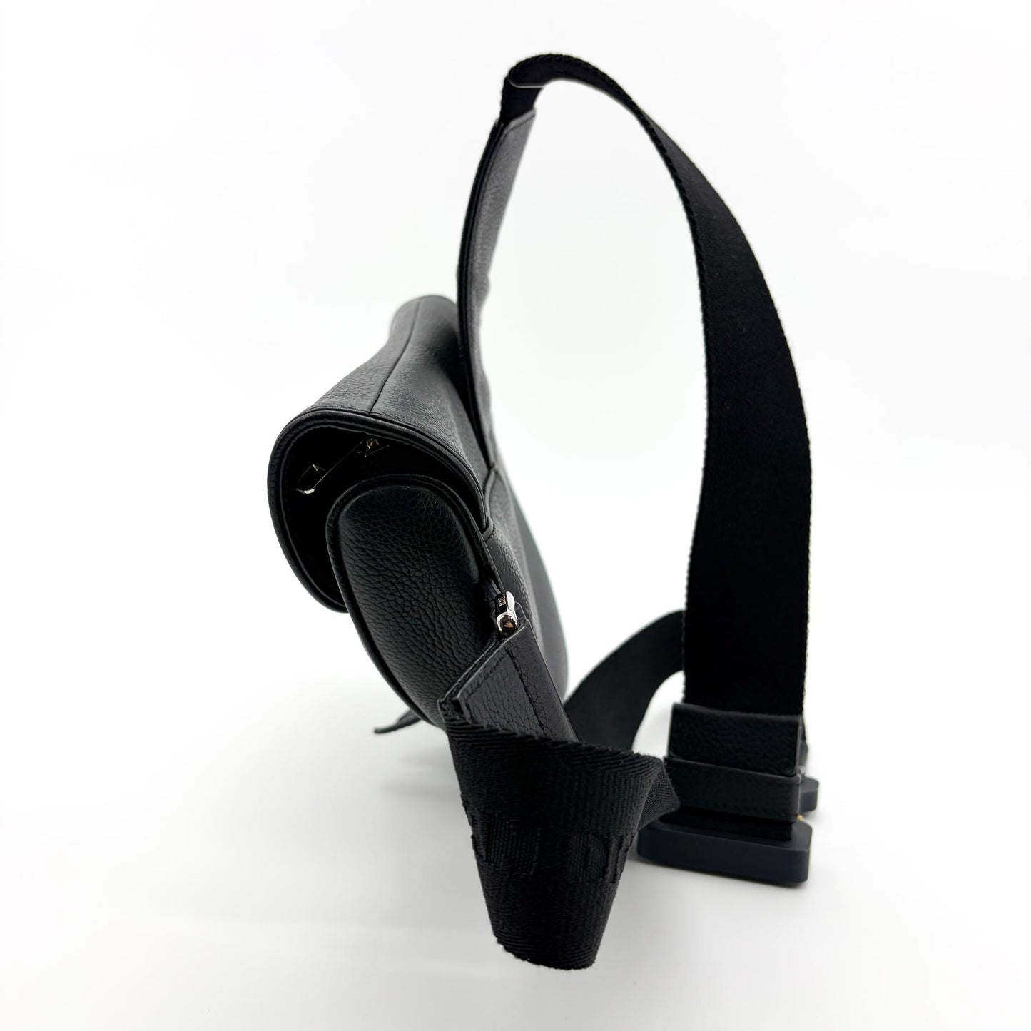 Dior Men's Saddle Bag Black Grain Calfskin