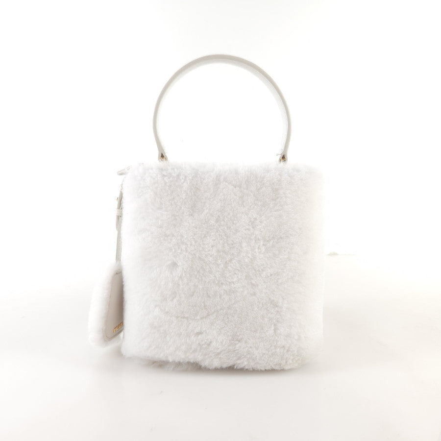 Mini Shearling Panier Tote Bag Shoulder Bag Crossbody Bag 1BA373