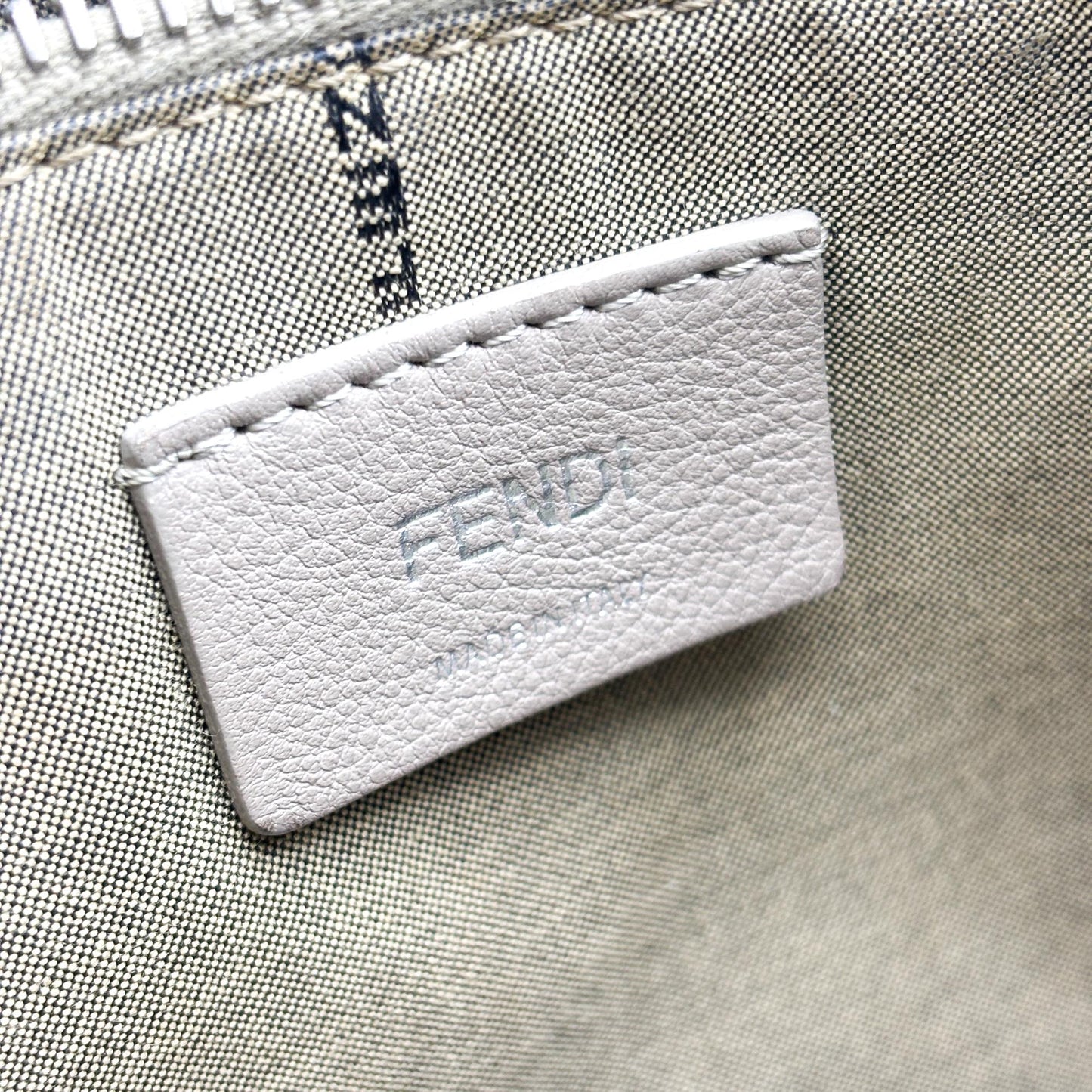 Fendi By The Way Medium Shoulder Bag Taupe Silver