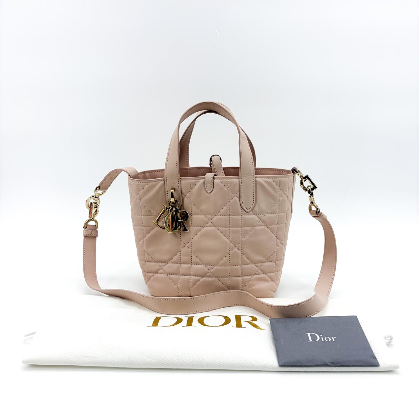 Dior Small Toujours Bag Rose des Vents Macrocanage Calfskin
