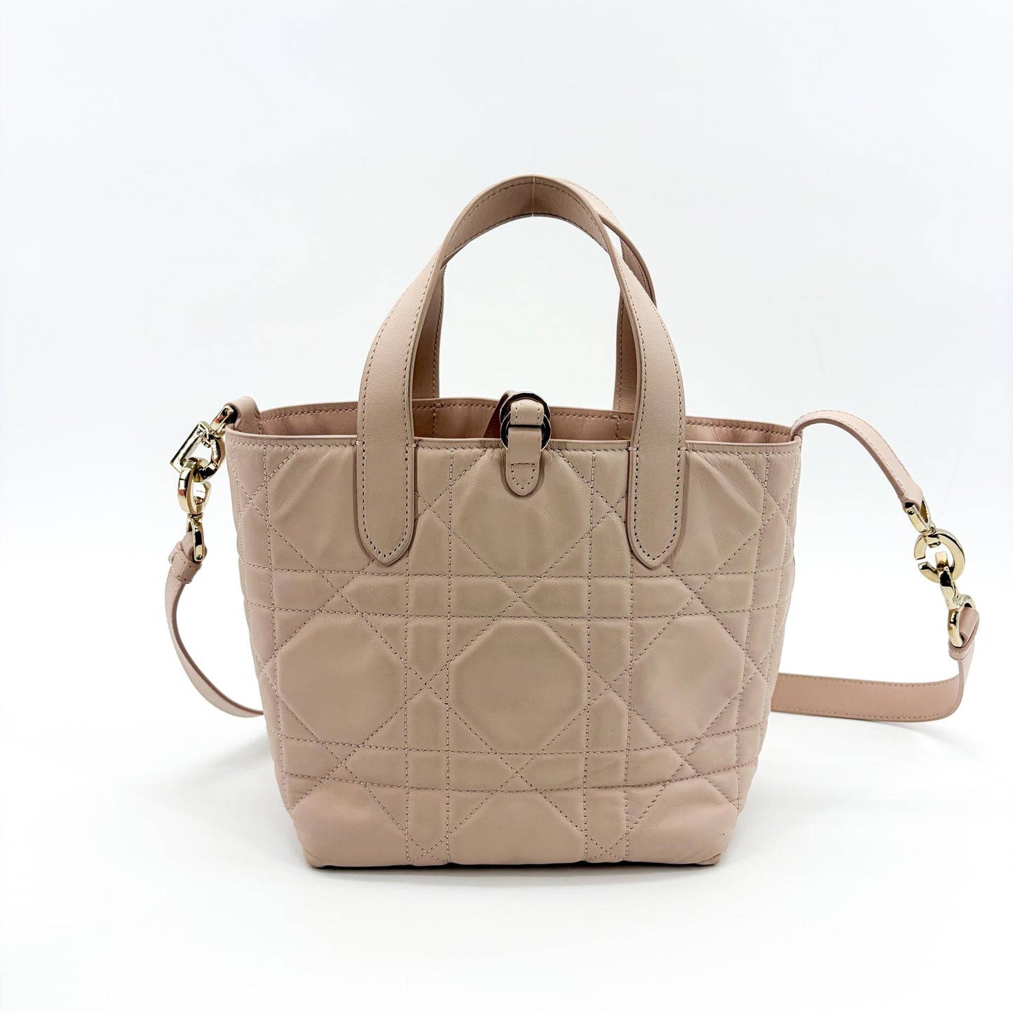 Dior Small Toujours Bag Rose des Vents Macrocanage Calfskin