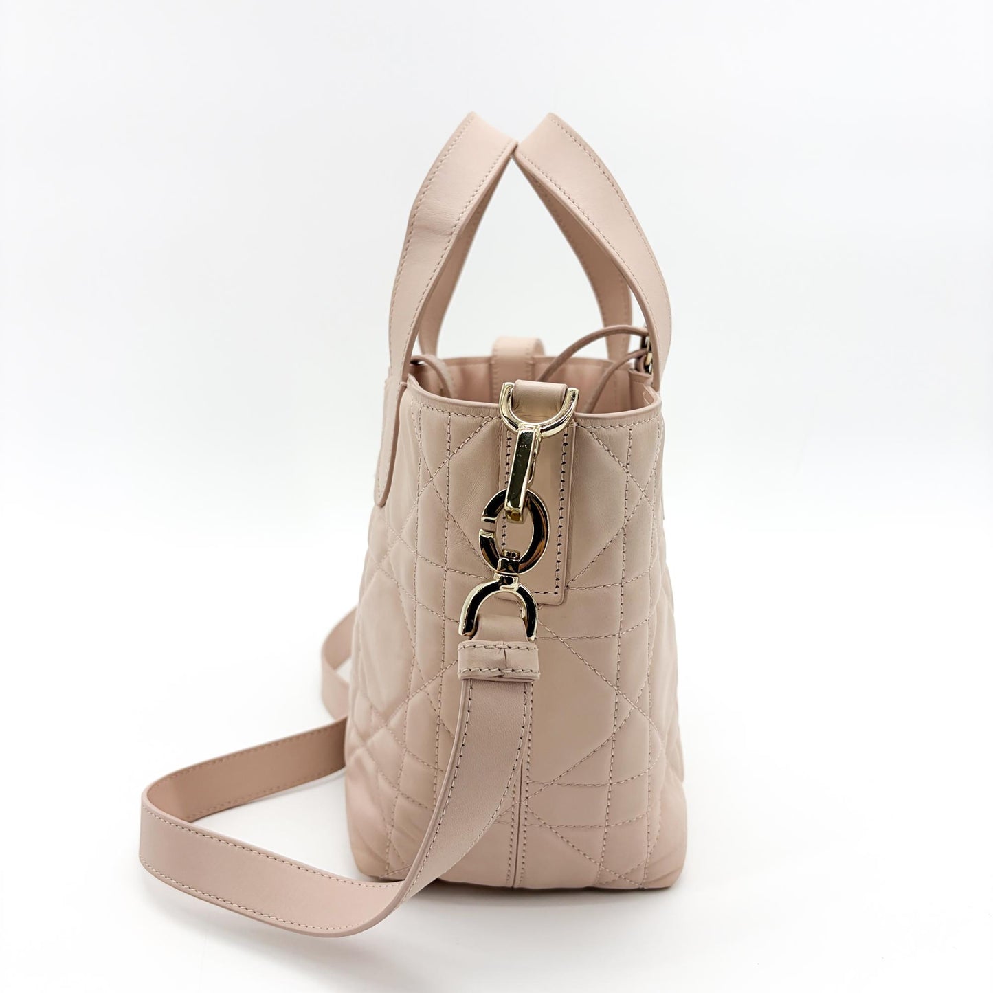 Dior Small Toujours Bag Rose des Vents Macrocanage Calfskin