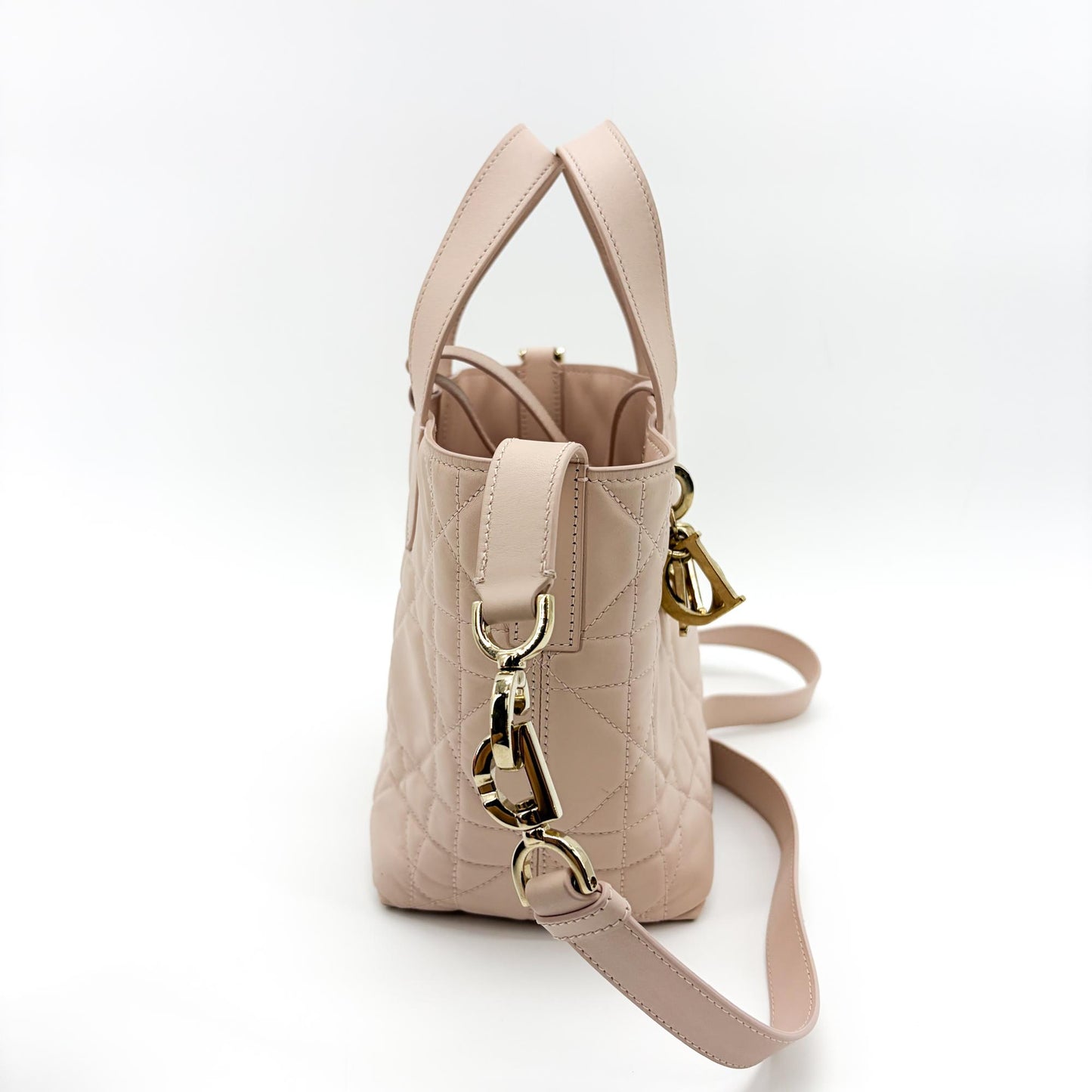 Dior Small Toujours Bag Rose des Vents Macrocanage Calfskin
