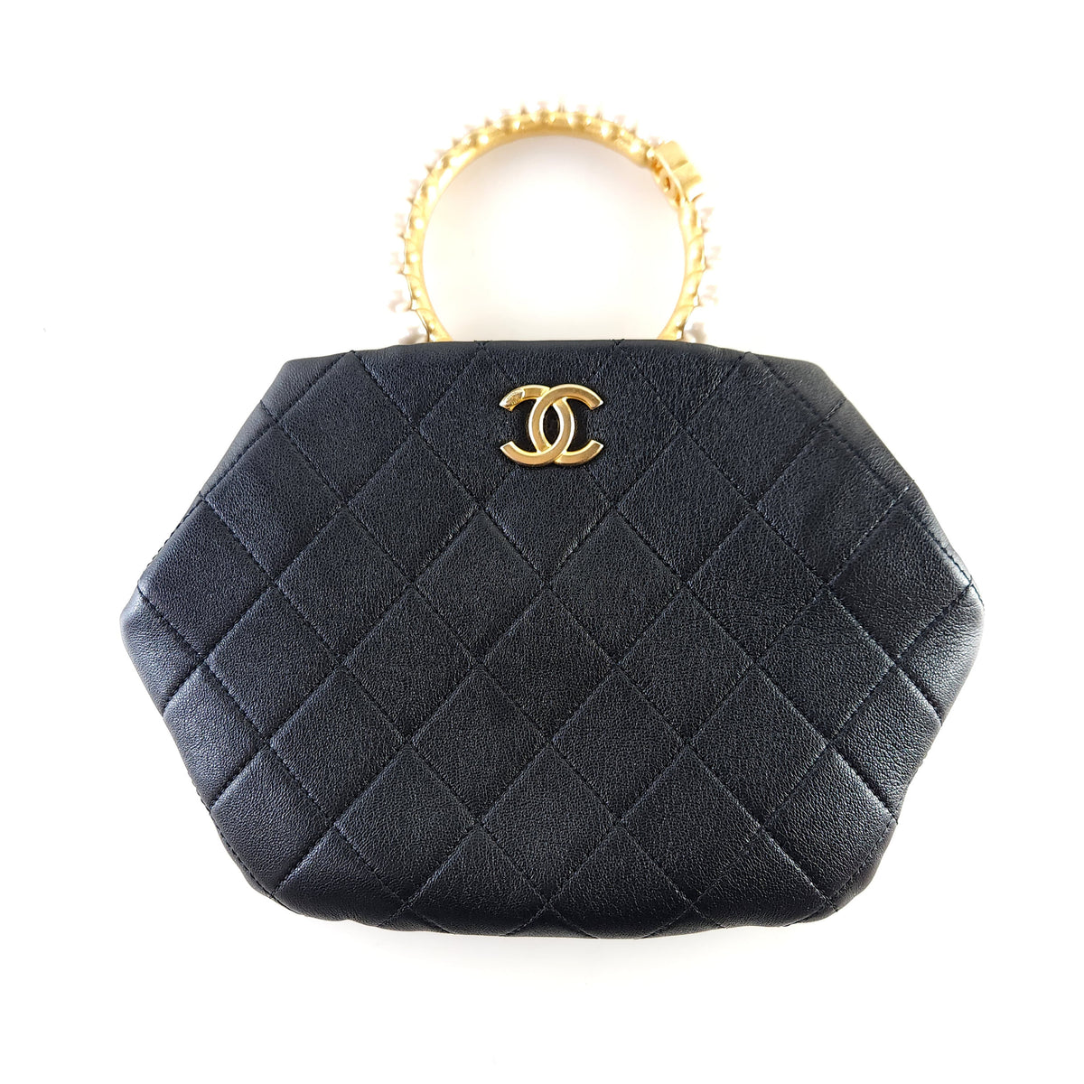 Pearl Handle Pouch Tote Bag AS2609
