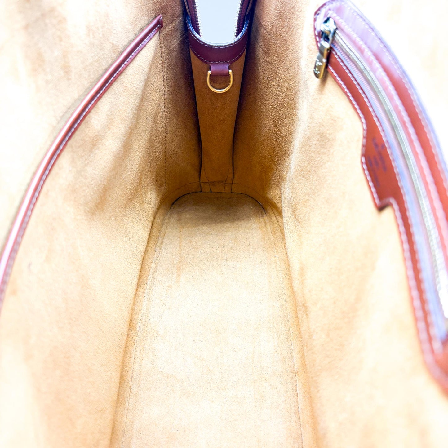 Louis Vuitton Epi Lusac Shoulder Bag Kenya Brown