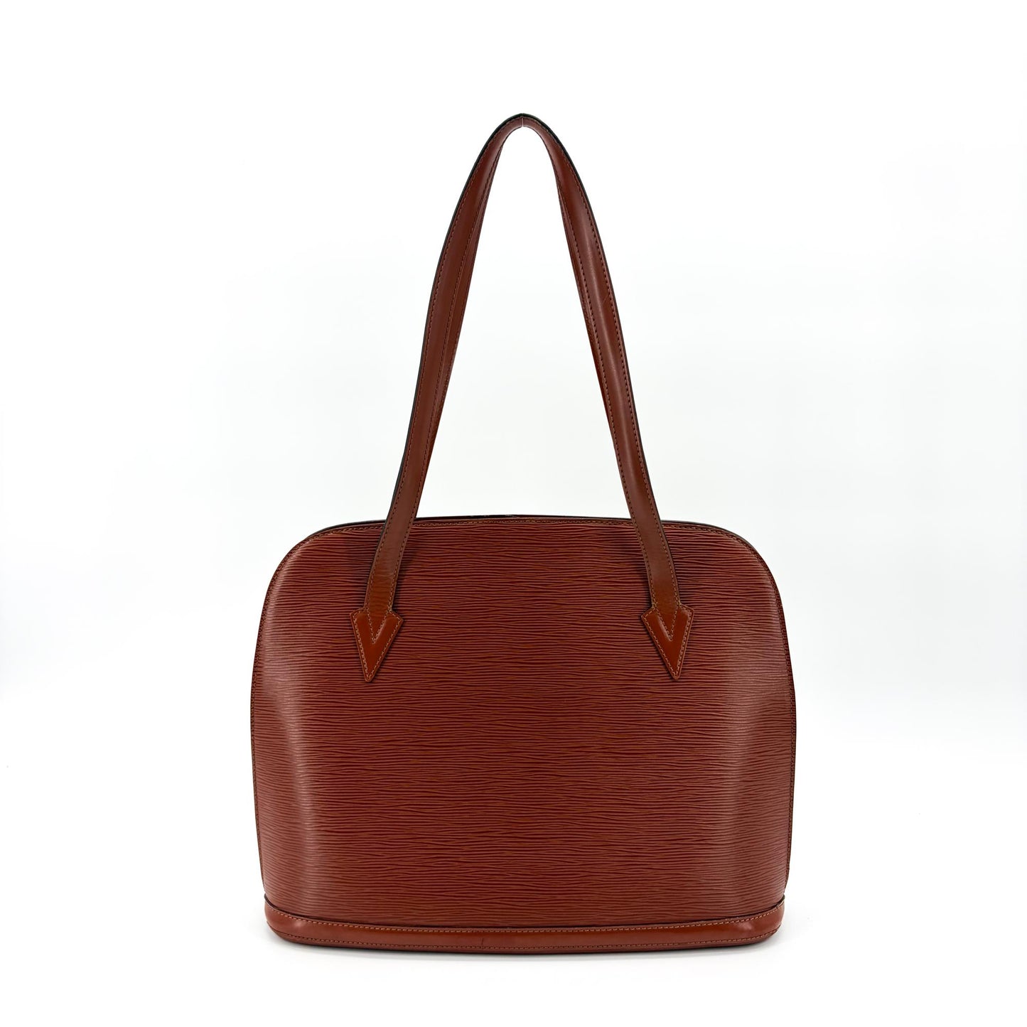 Louis Vuitton Epi Lusac Shoulder Bag Kenya Brown
