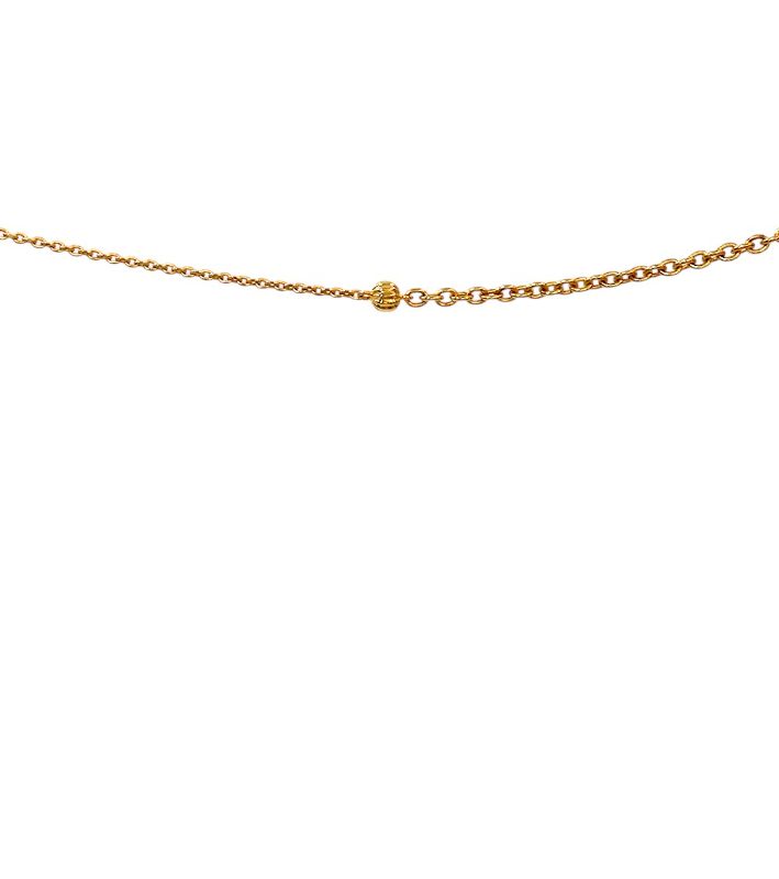 Gucci Pearl Drop Interlocking G Gold Necklace