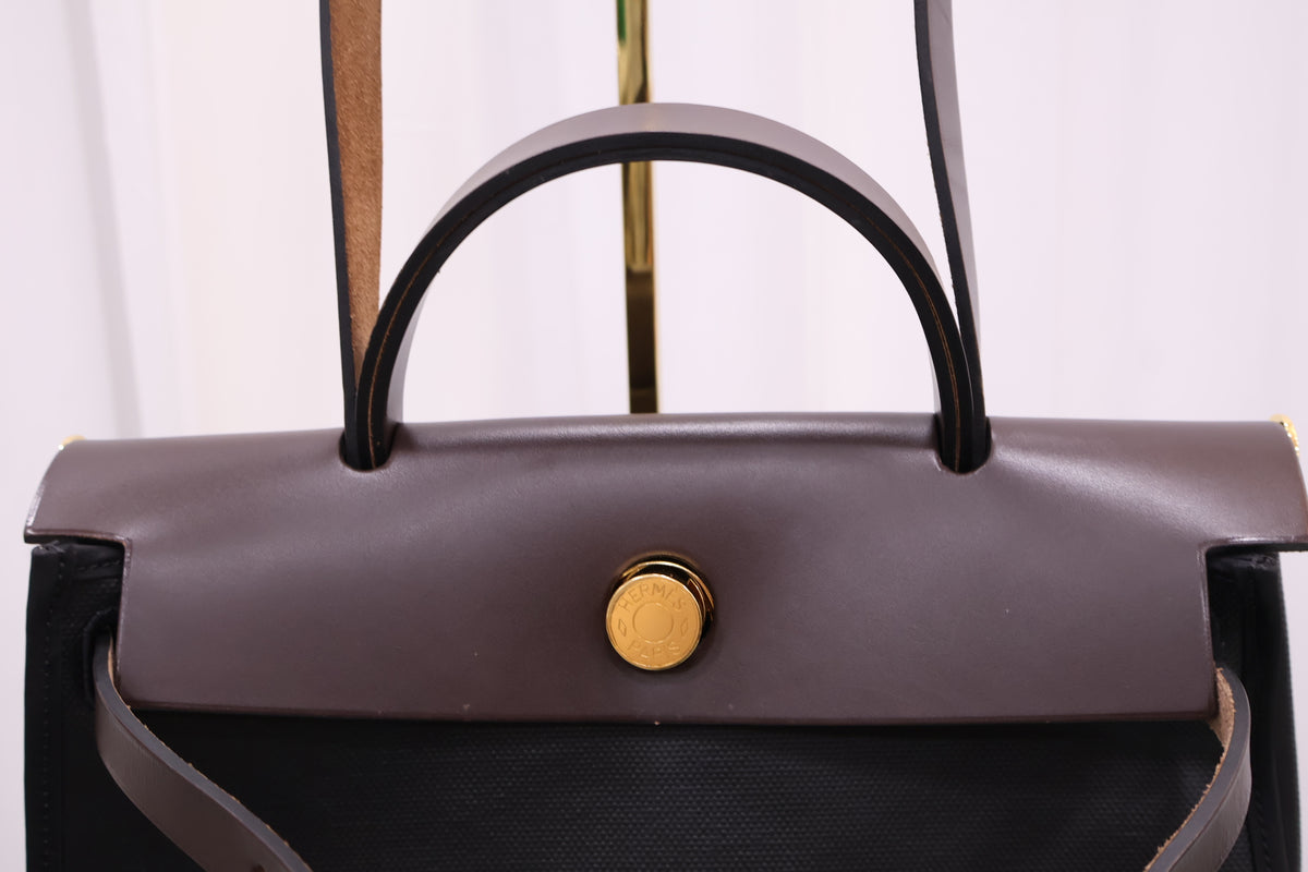 Herbag Zip 31 Sellier Berlin Noir Ecrou Noir Ebene Tote Bag H072069