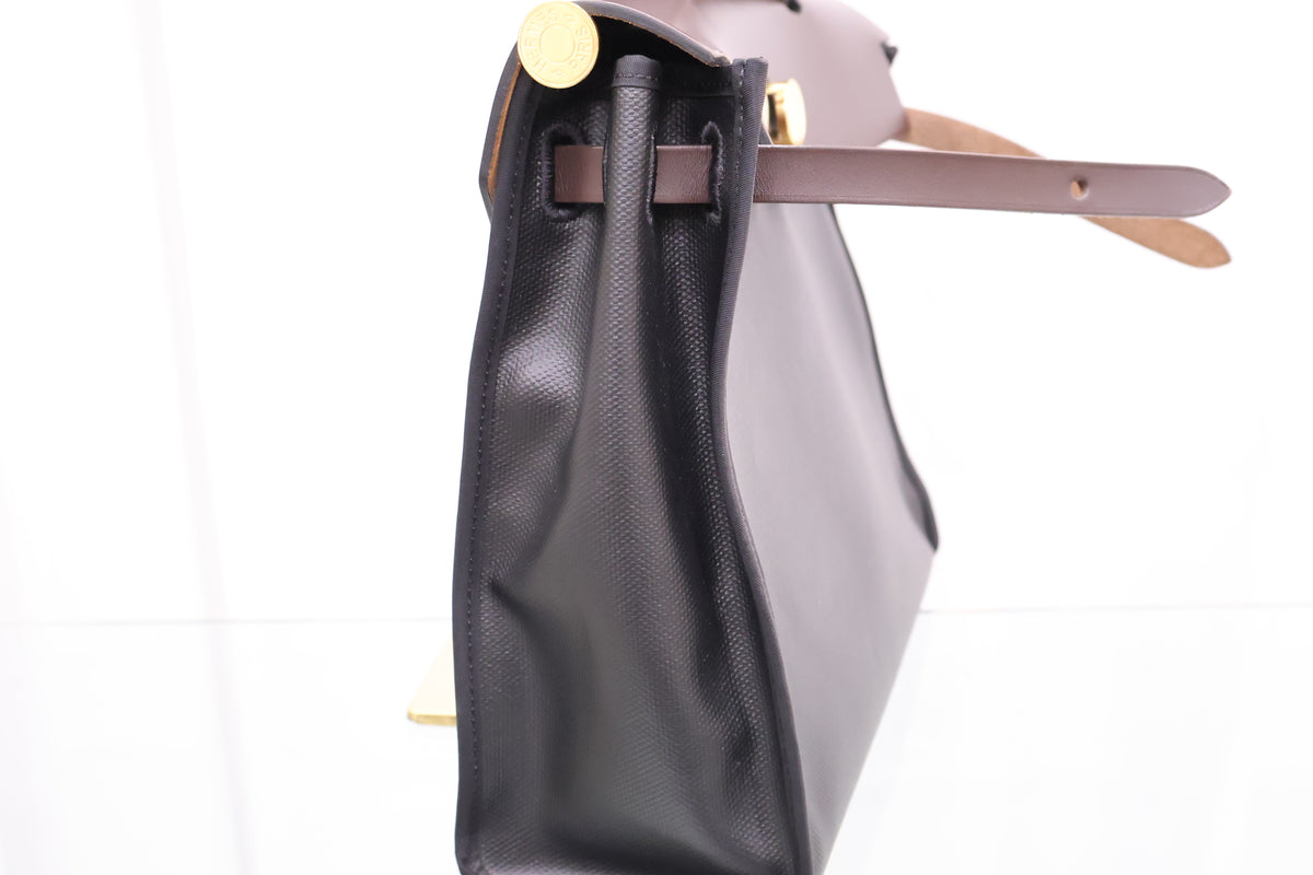 Herbag Zip 31 Sellier Berlin Noir Ecrou Noir Ebene Tote Bag H072069