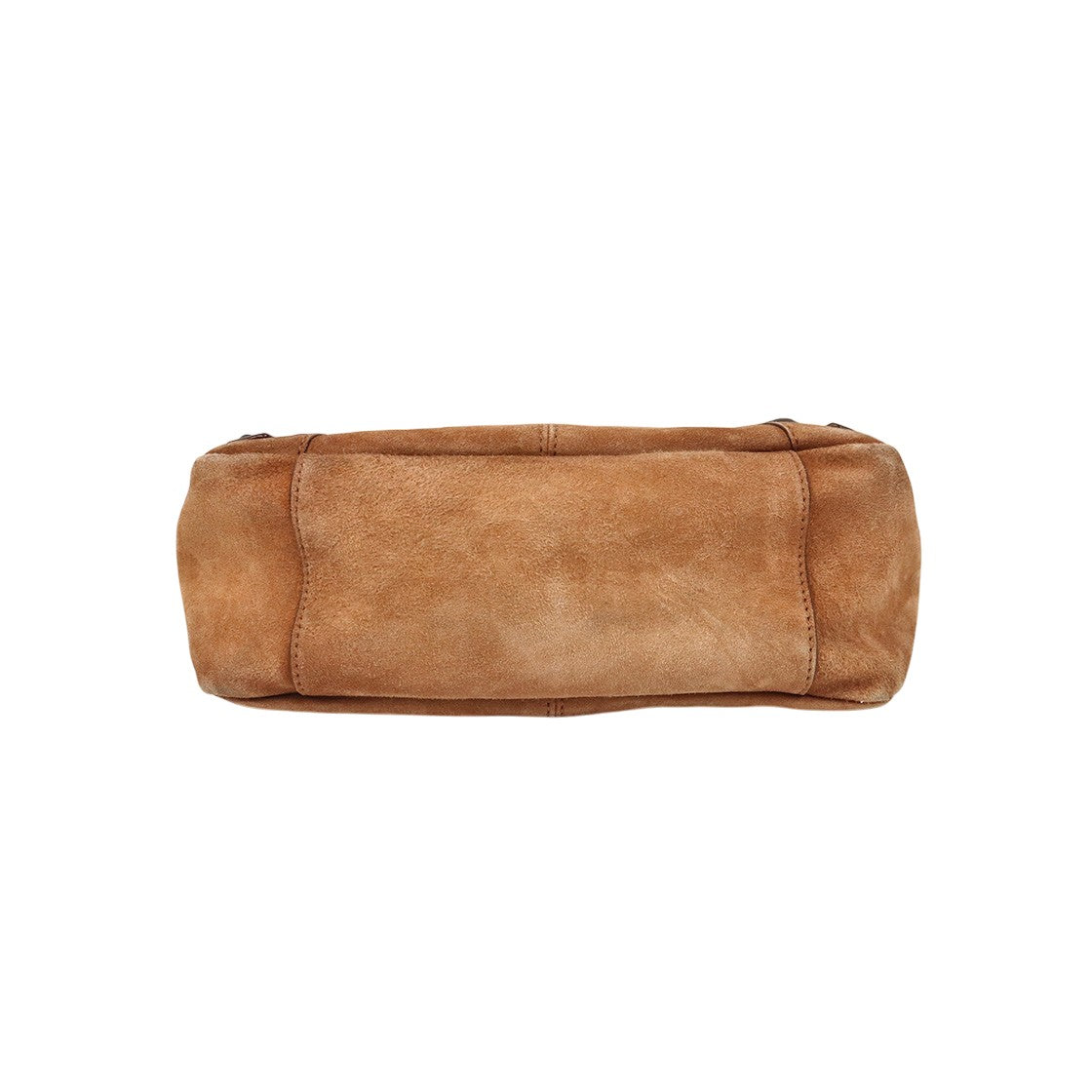 Balenciaga Brown Mini Suede Le City Motor Bag
