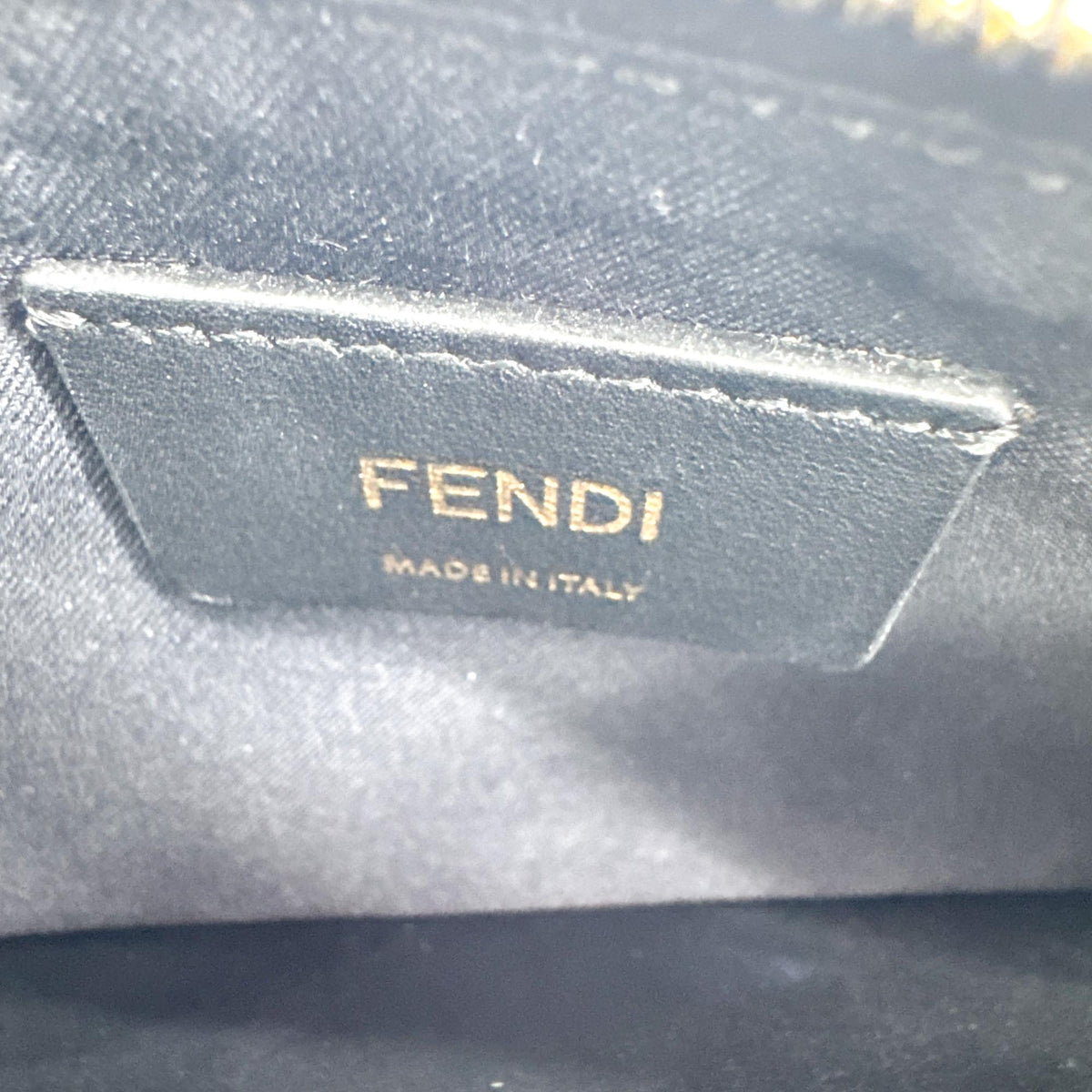 Fendi Wallet on Chain Leather Mini Bag Black