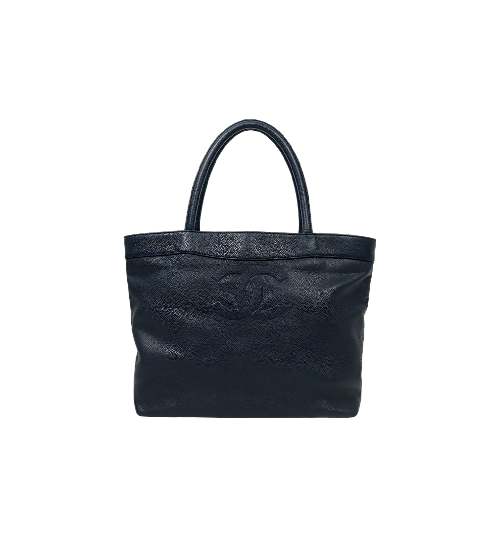 Chanel Navy Caviar Tote