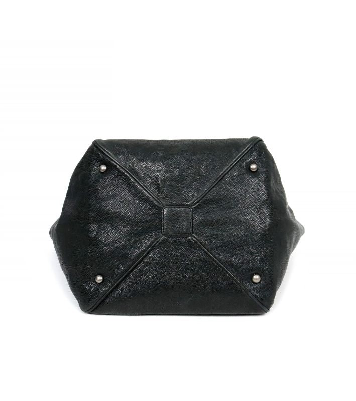 Chanel Black Big CC Chain Shoulder Bag
