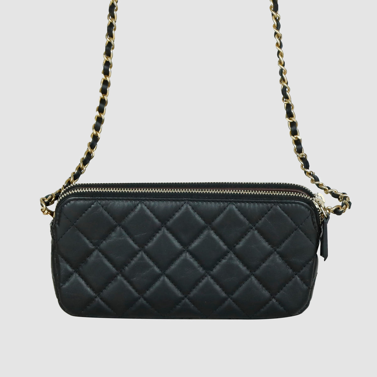 2.55 Double Zipper WOC Crossbody Bag A84214