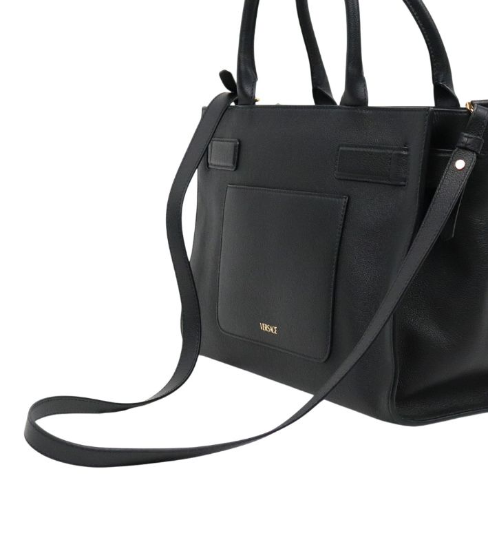 Versace Black Medusa Shoulder Bag