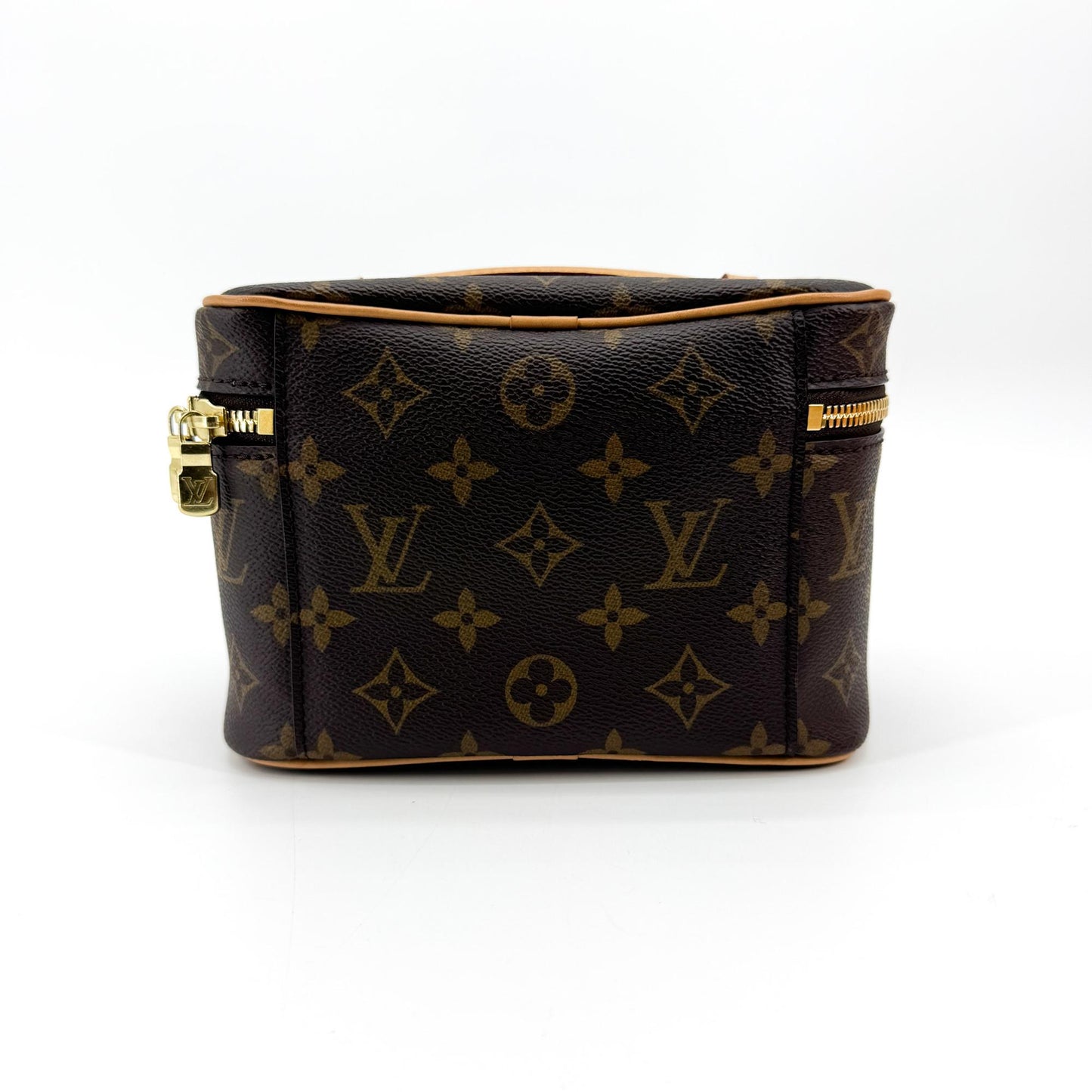 Louis Vuitton Monogram Nice Mini Beauty Case Brown