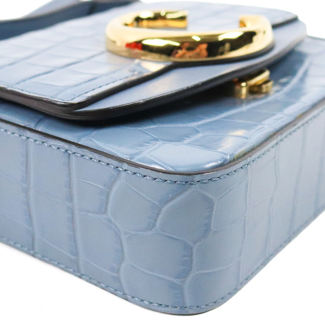 Chloé Blue Crocodile C Bag