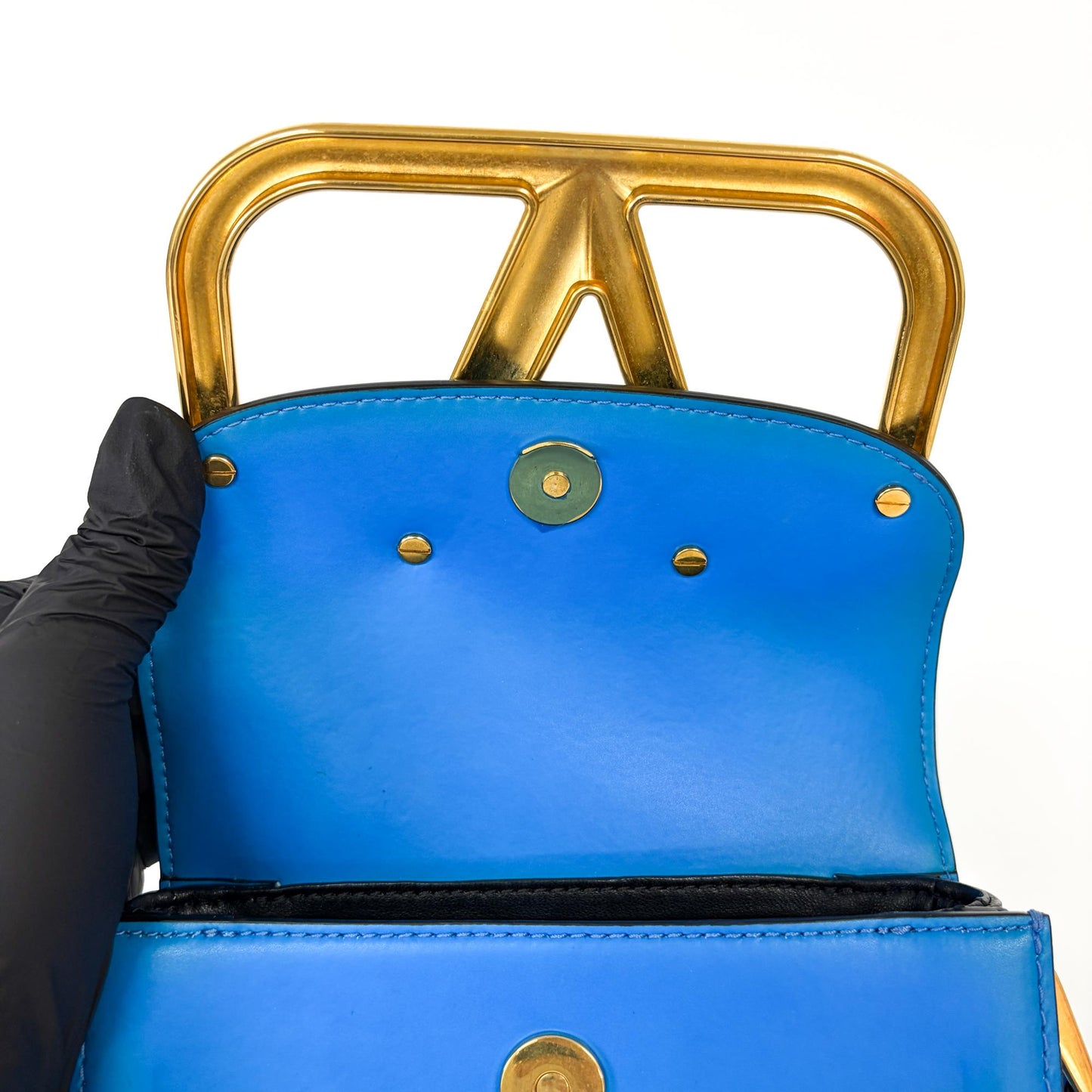Valentino Superbee Mini Shoulder Bag Blue