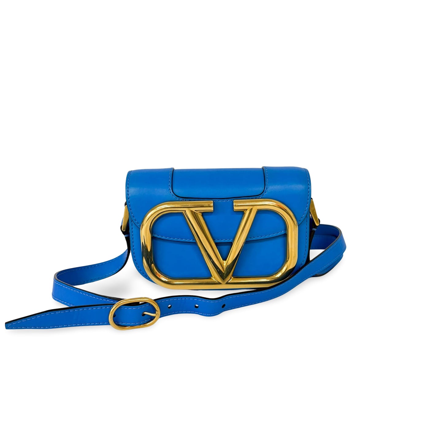 Valentino Superbee Mini Shoulder Bag Blue