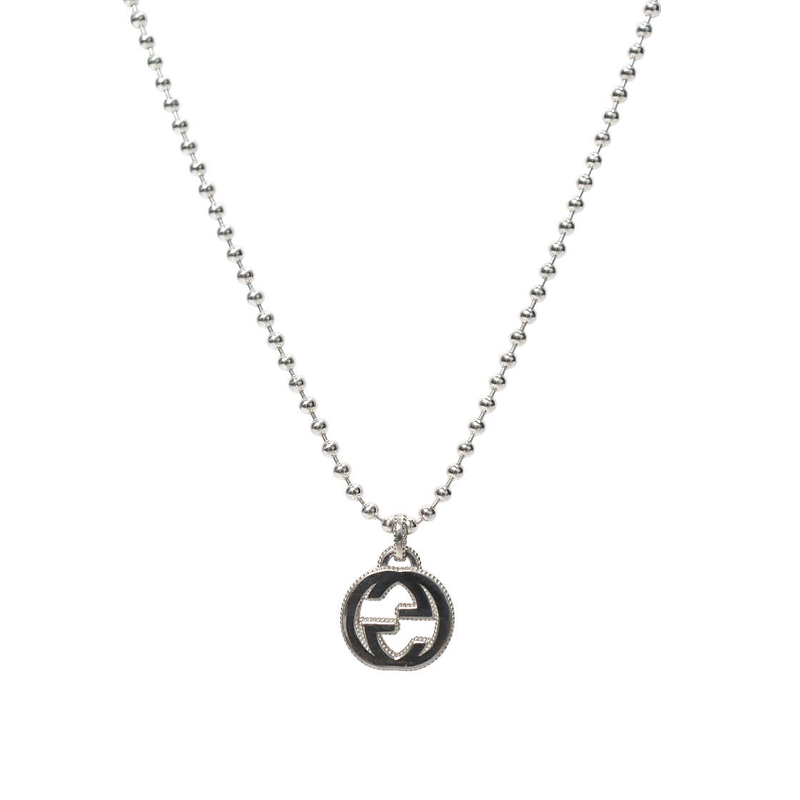 Gucci Bold Interlocking G Silver Necklace