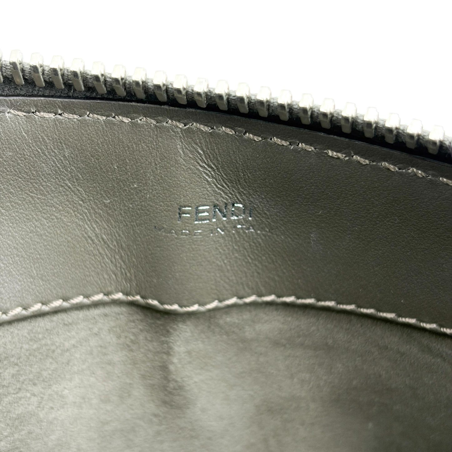 Fendi.com Click Small Shoulder Bag Dark Grey Red