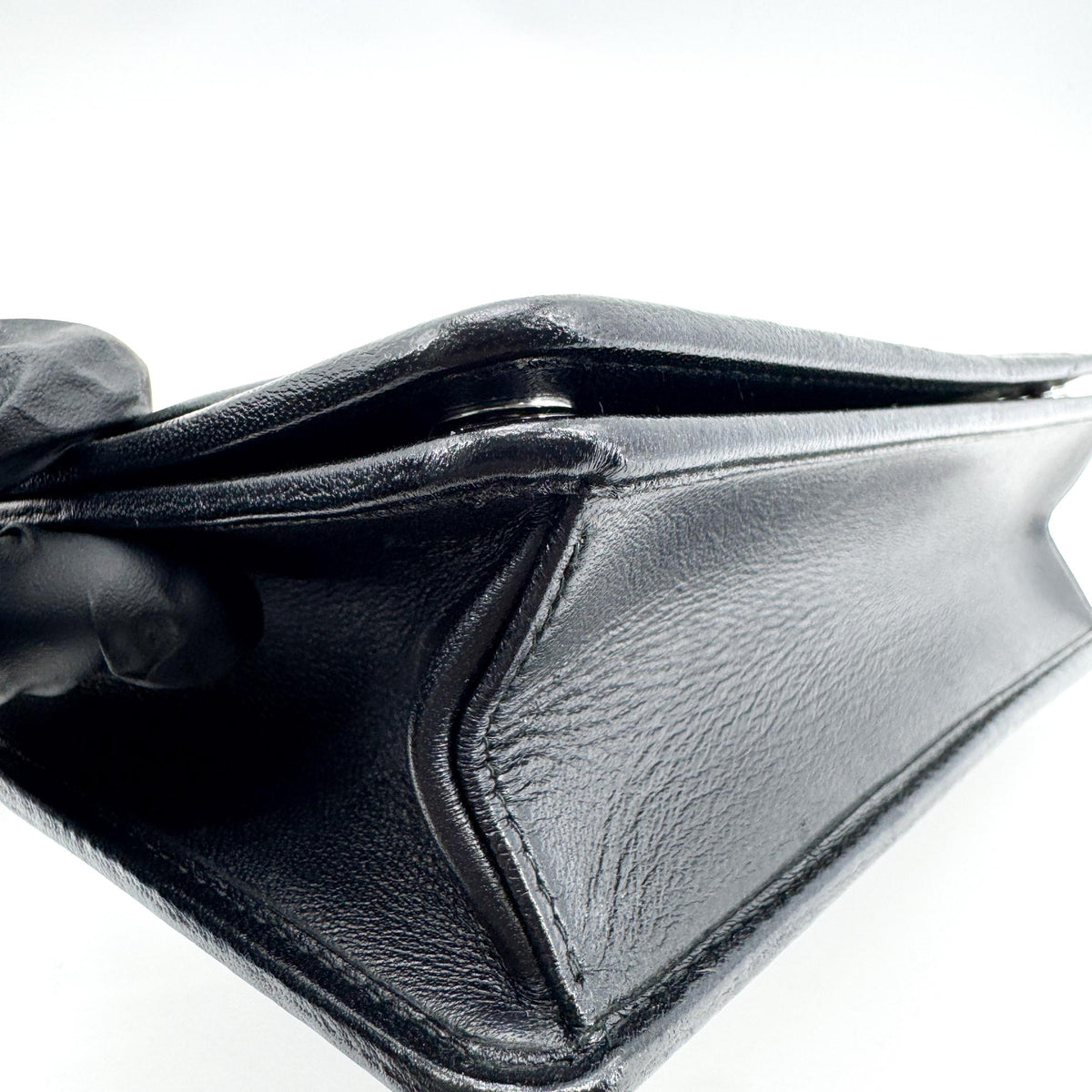 Miu Miu Matelassé Pearl Crossbody Bag Black