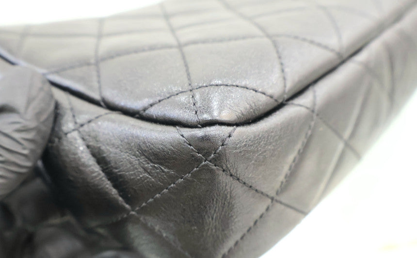 Black Pearl CC Pearl Flap Chain Shoulder Bag AS3001