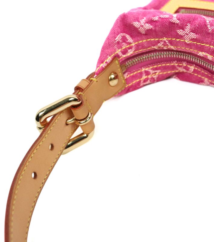 Louis Vuitton Pink Denim Baggy GM