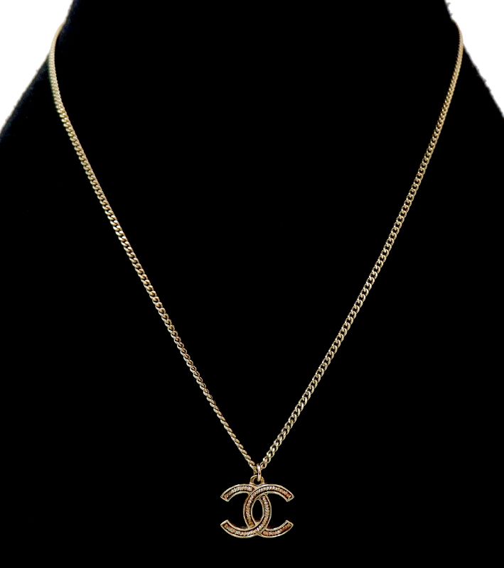 Chanel Rope CC Gold Necklace