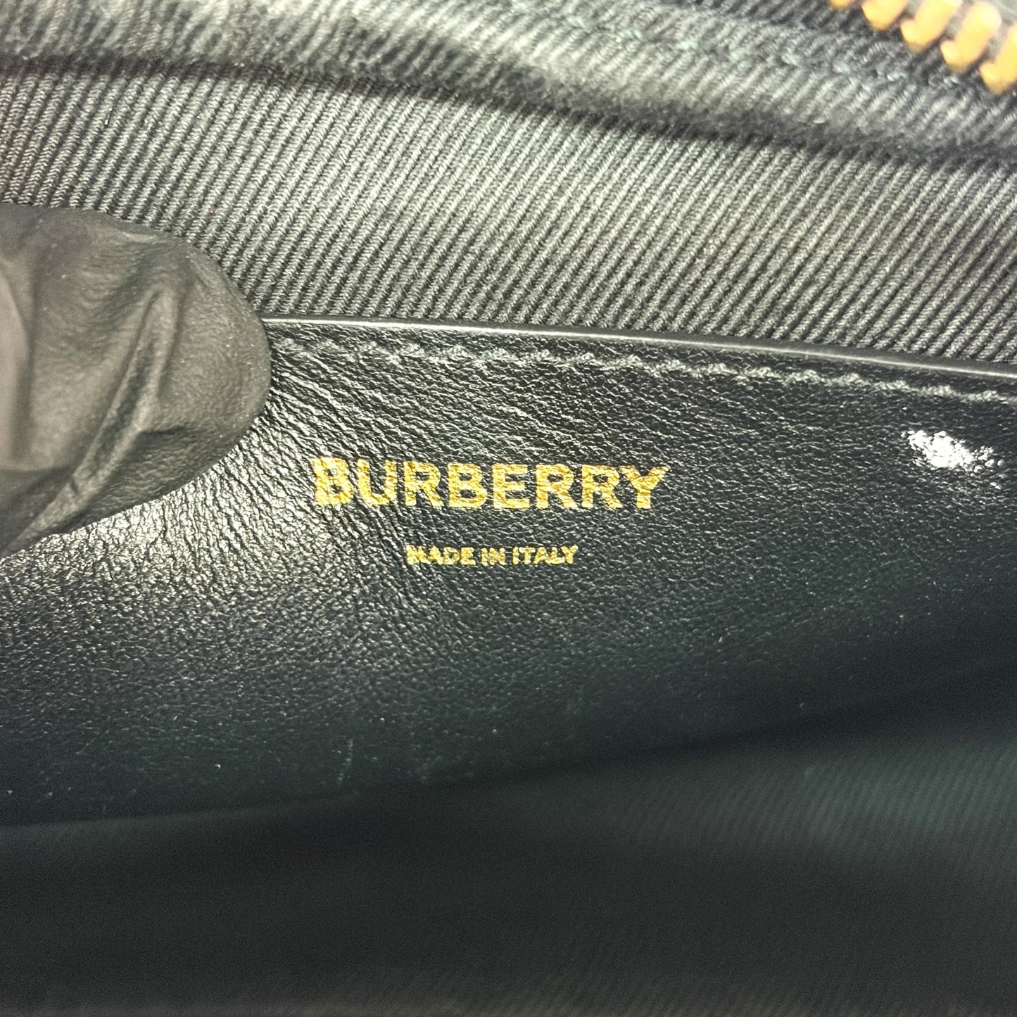 Burberry Small Quilted Lambskin Lola Camera Bag Black