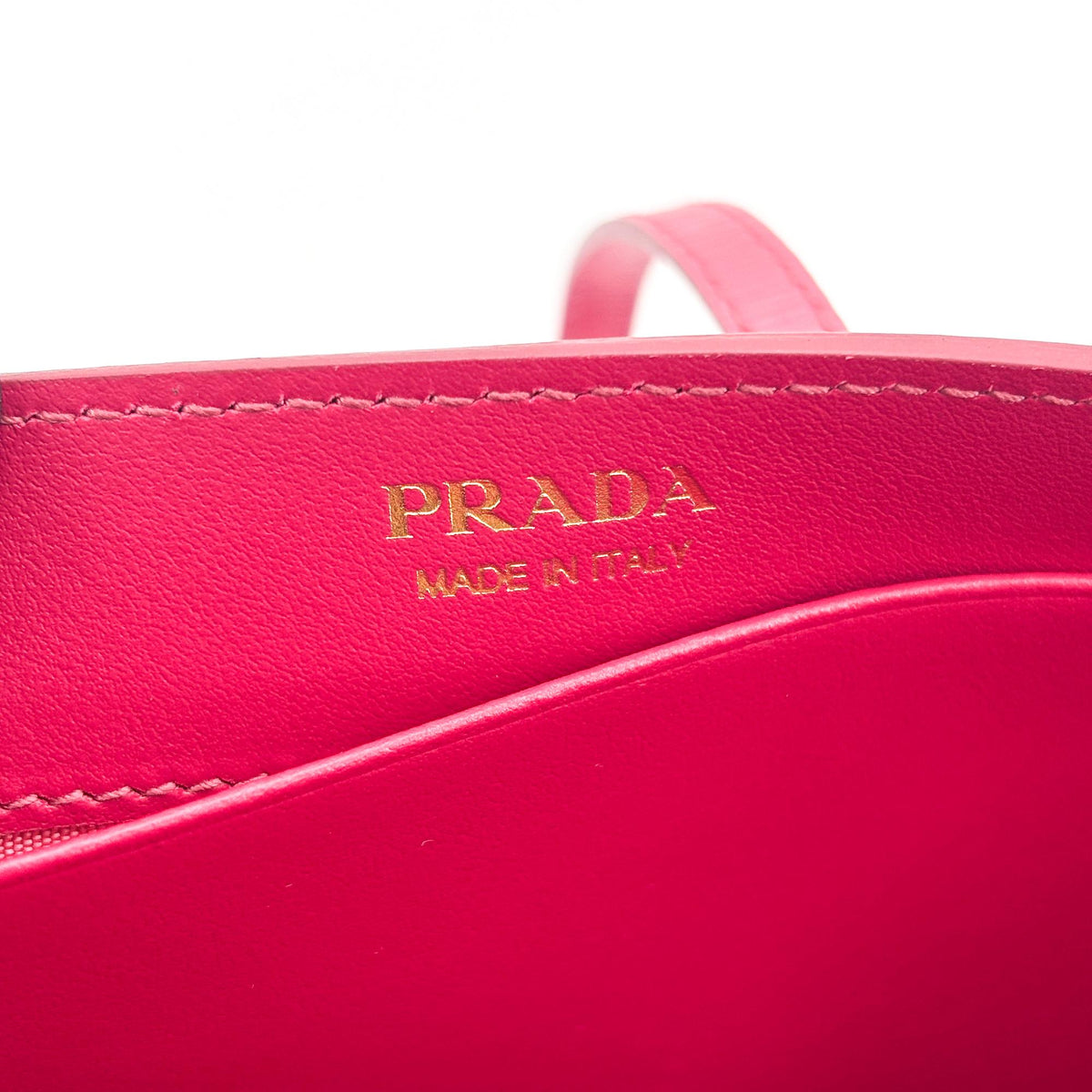 Prada Vitello Move Flap Shoulder Bag Red