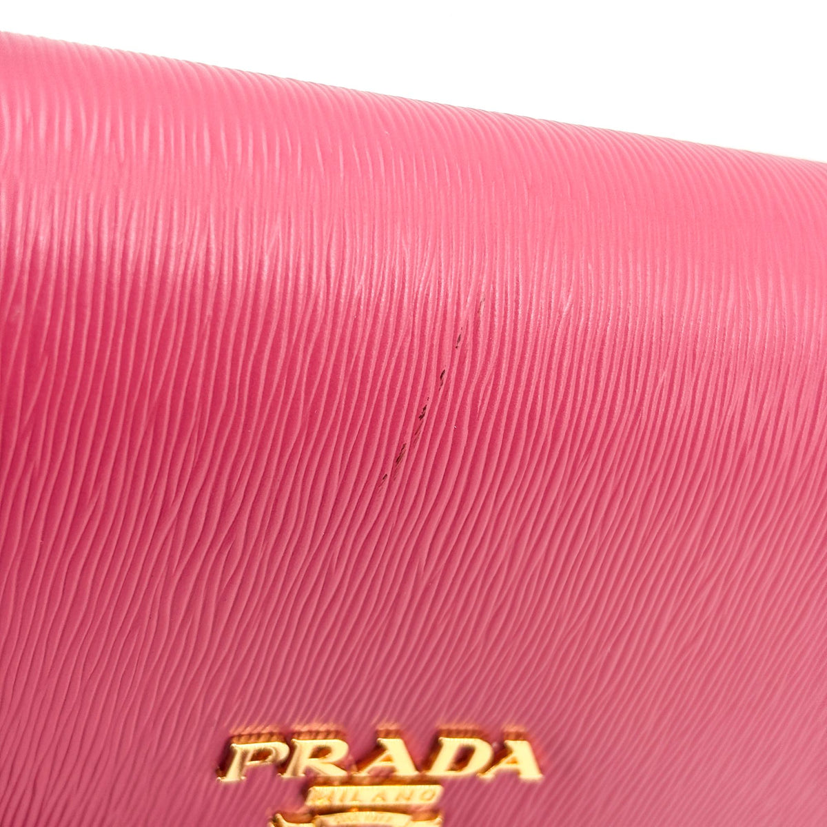 Prada Vitello Move Flap Shoulder Bag Red