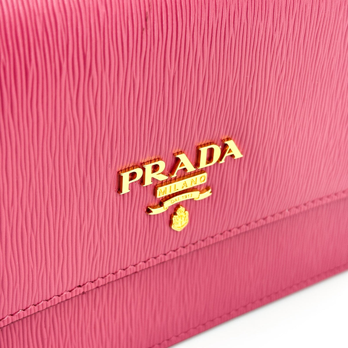 Prada Vitello Move Flap Shoulder Bag Red