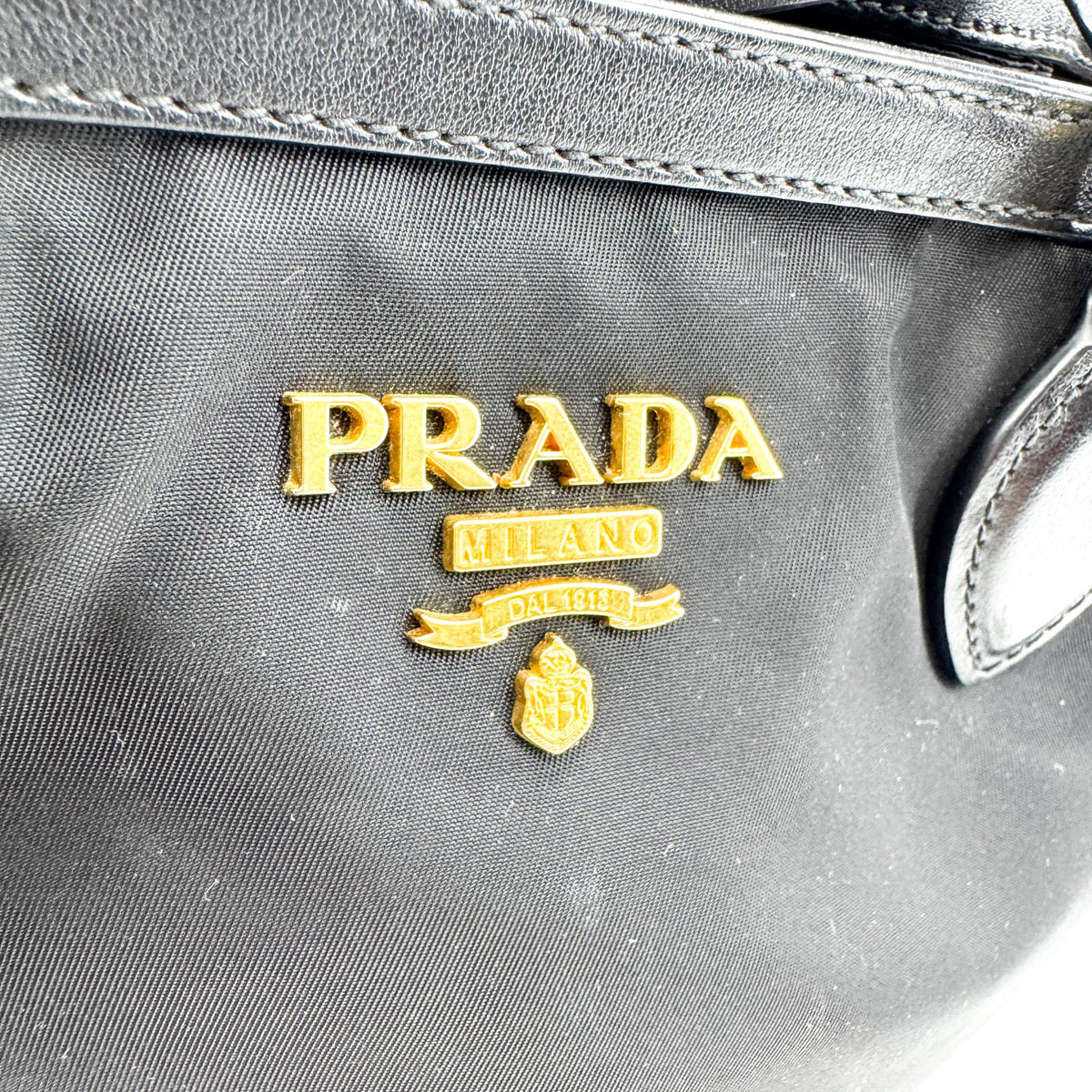 Prada Tessuto Tote Bag Black