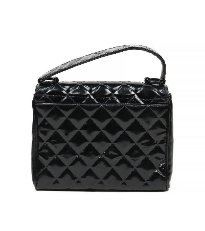 Chanel So Black Faded Quilted CC Tote Bag