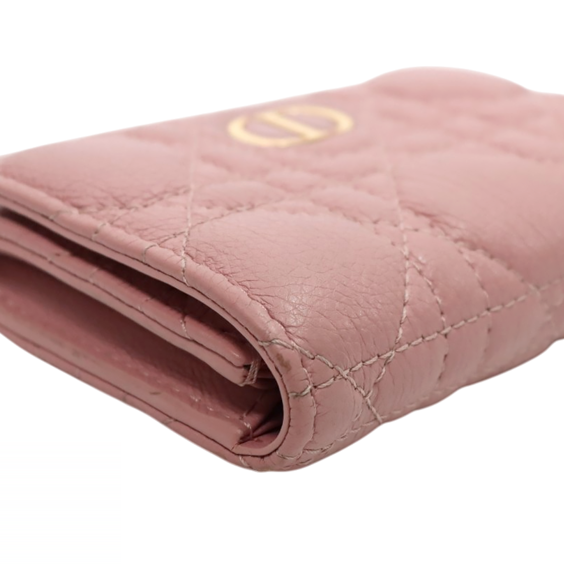 Dior Pink Caro Card Wallet