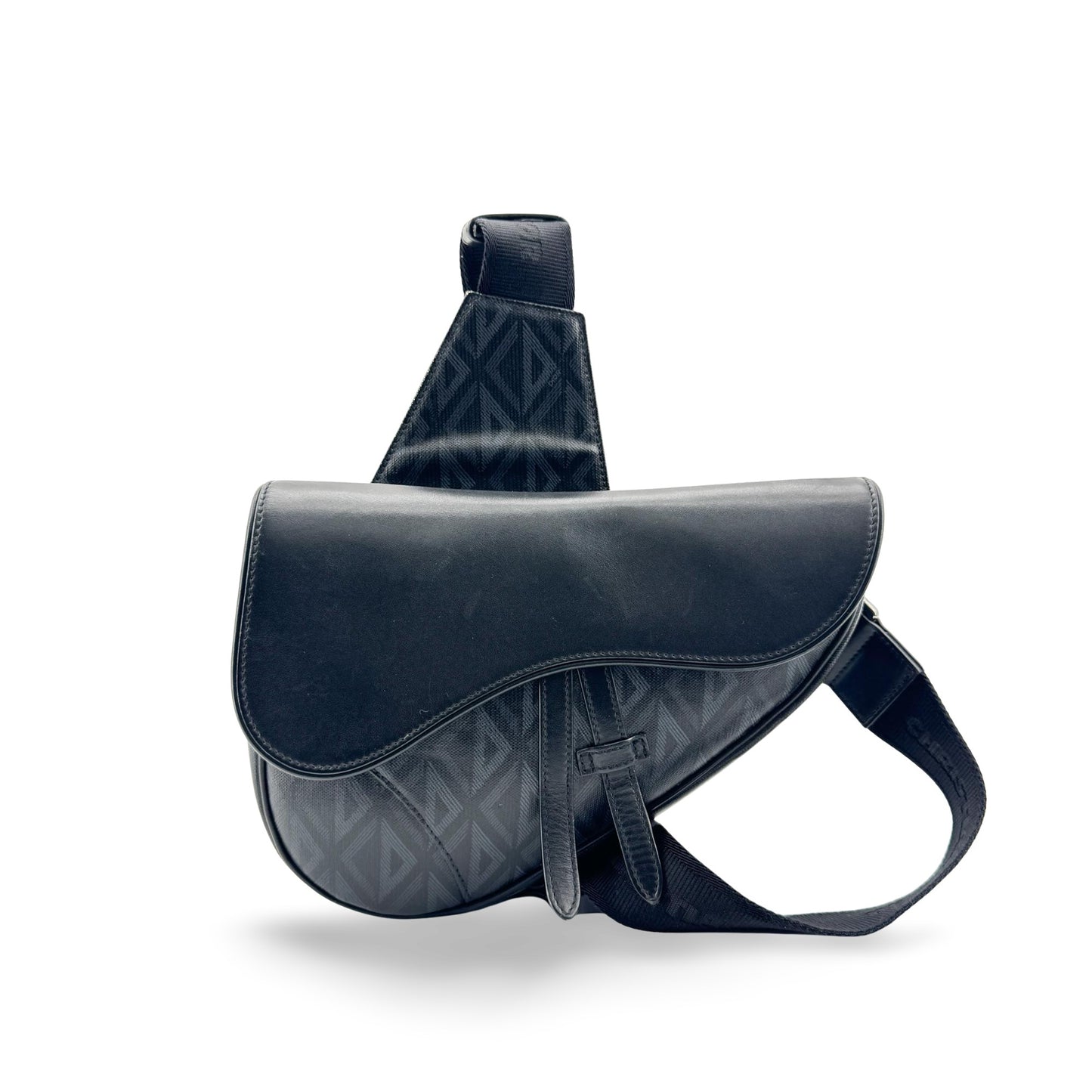 Sac Saddle CD Diamond Dior noir